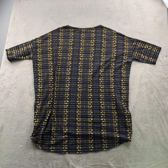 Lularoe Women T-Shirt Large Short Sleeve Geometric High Low Tunic Top Casual Y2K - Picture 8 of 8